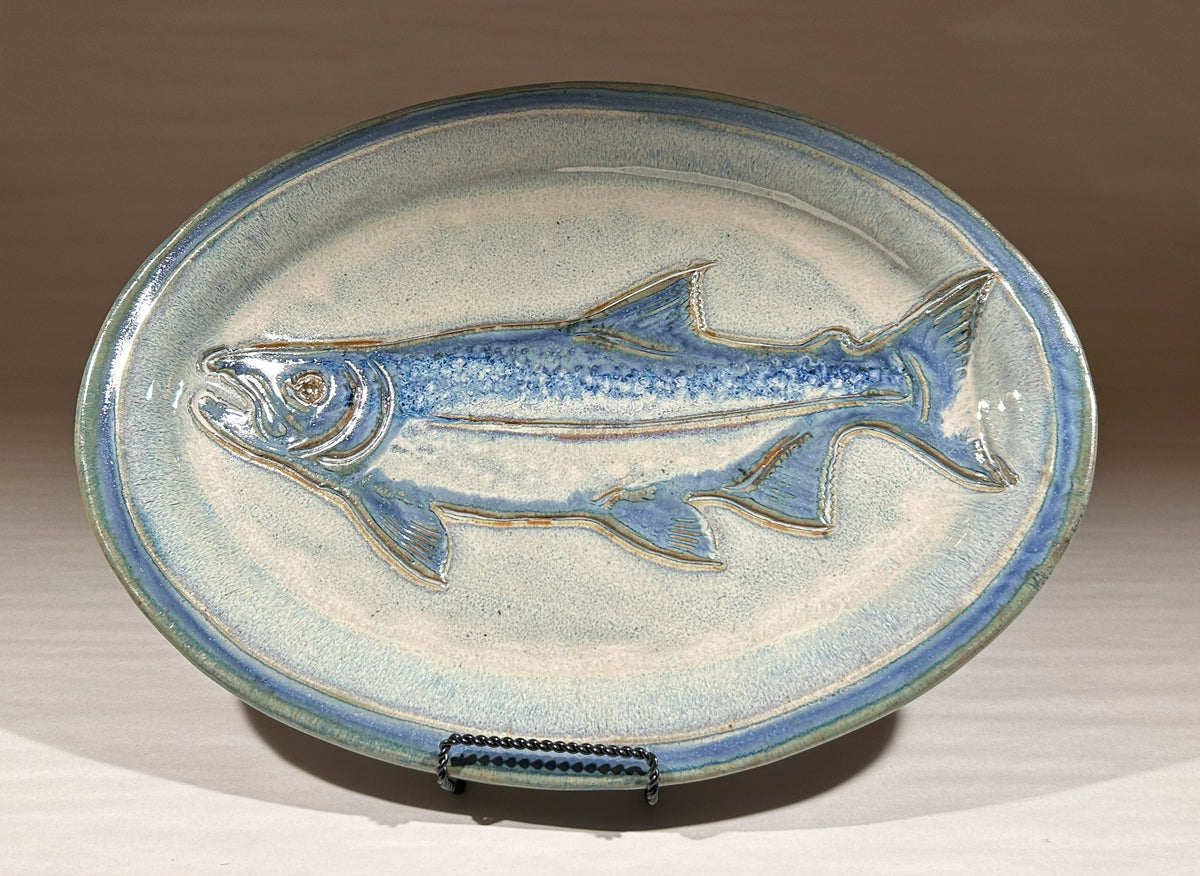 Fish Platter - Made in Oregon Pottery - Home Decor