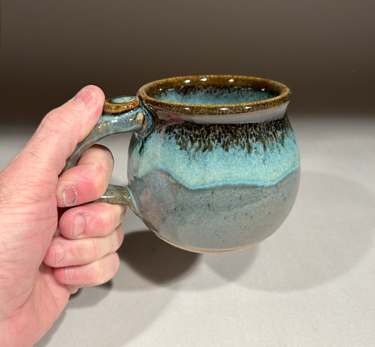 Pottery mug - Ash Glaze