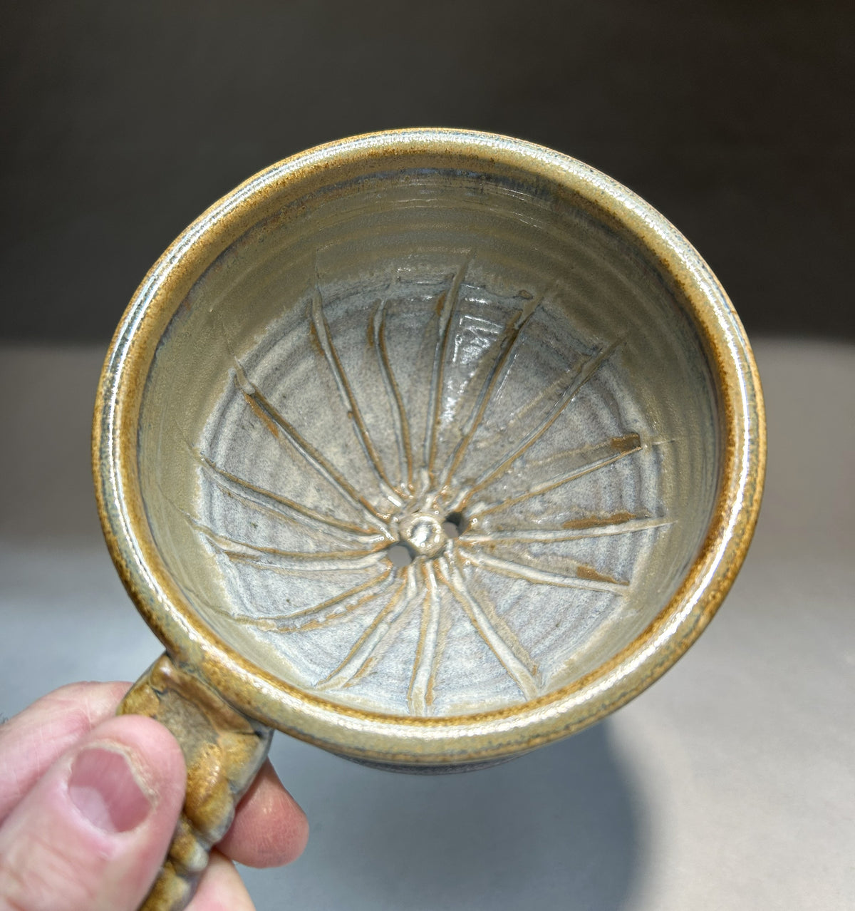 Handmade Pottery Coffee Cone – Artisan Pour-Over Brewer