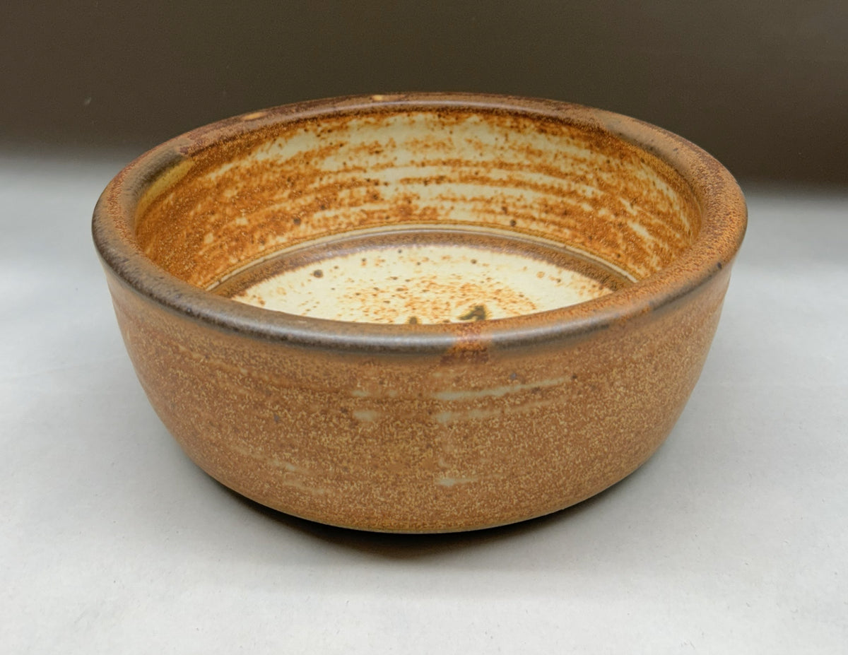 Handmade Pottery Dog Bowl - Extra thick and heavy