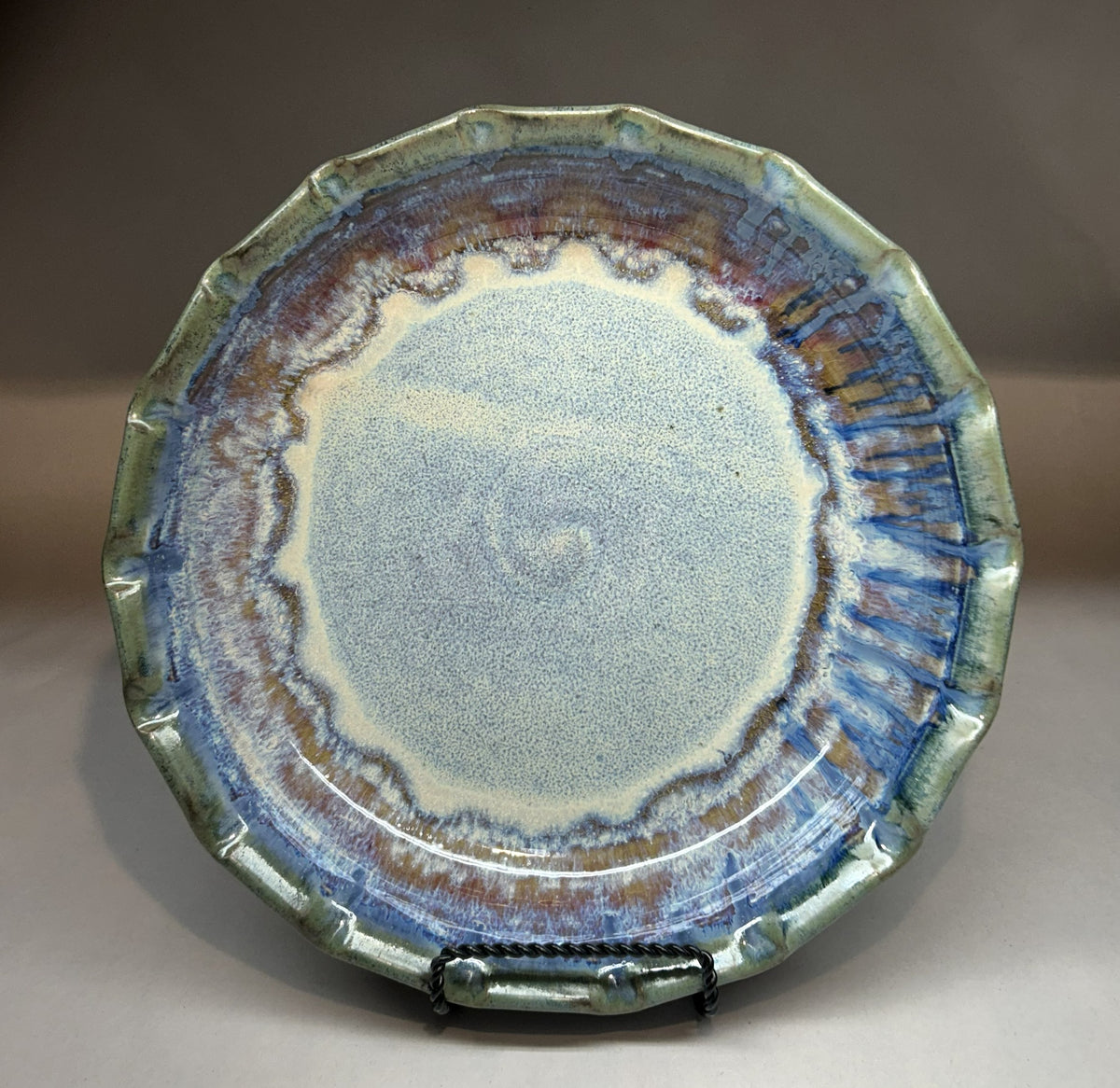 Handmade Pottery Pie Plate – Perfect for Baking Serving