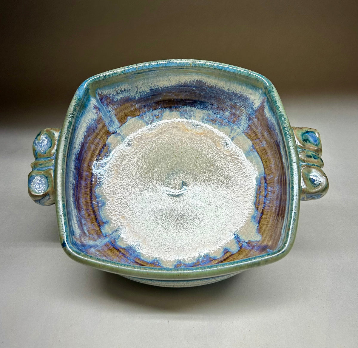 Handmade Pottery Baking Dish with Handles