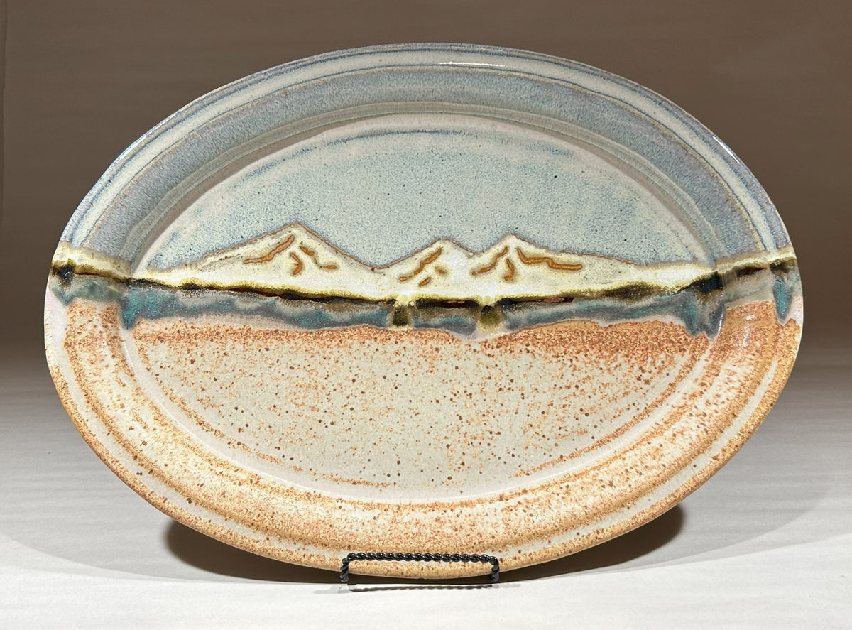 Large Serving Platter - Central Oregon landscape