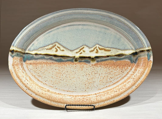 Large Serving Platter - Central Oregon landscape