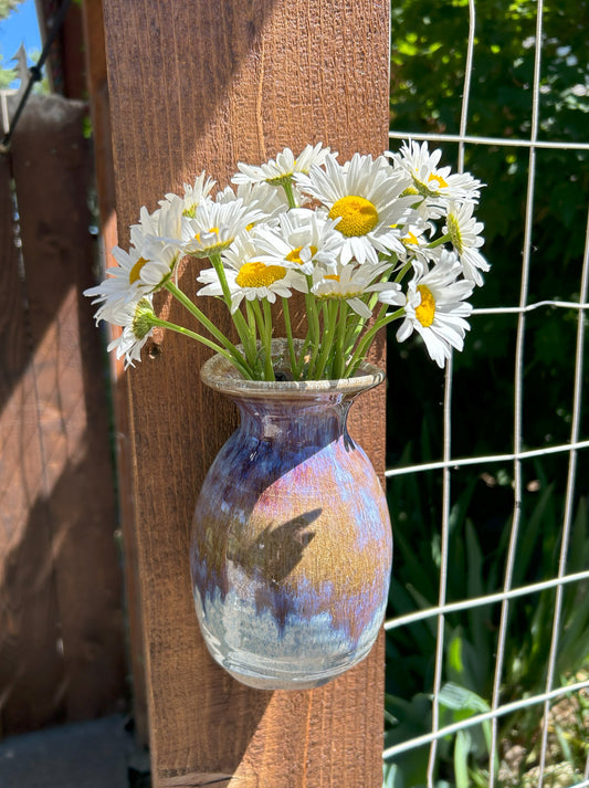Handmade Pottery Wall Vase - For your Spring Flowers