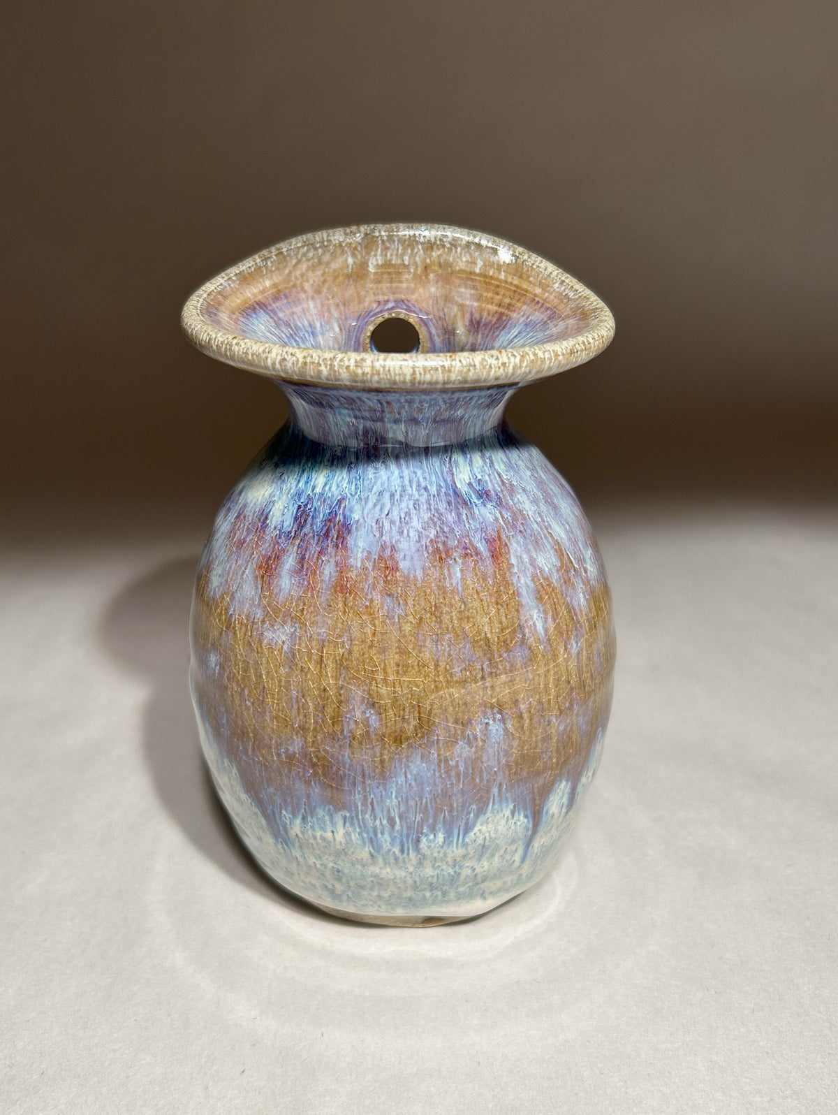 Handmade Pottery Wall Vase - For your Spring Flowers
