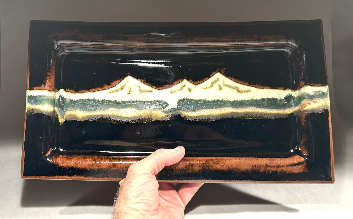 Handmade Pottery Platter - Hors d’oeuvre Tray