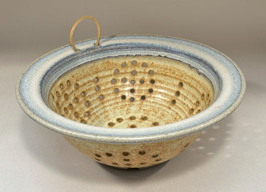 Handmade Pottery Colander - Kitchen Decor - Pottery Fruit Bowl