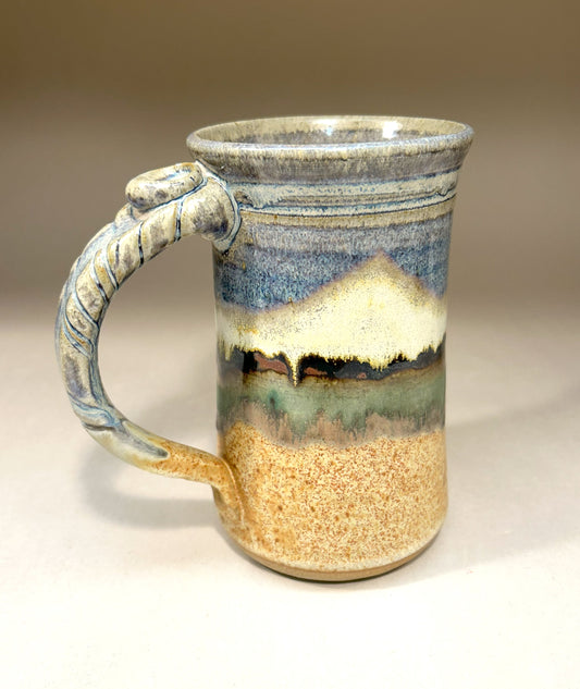 Extra Large Pottery Mug – Perfect for Coffee, Tea, and More