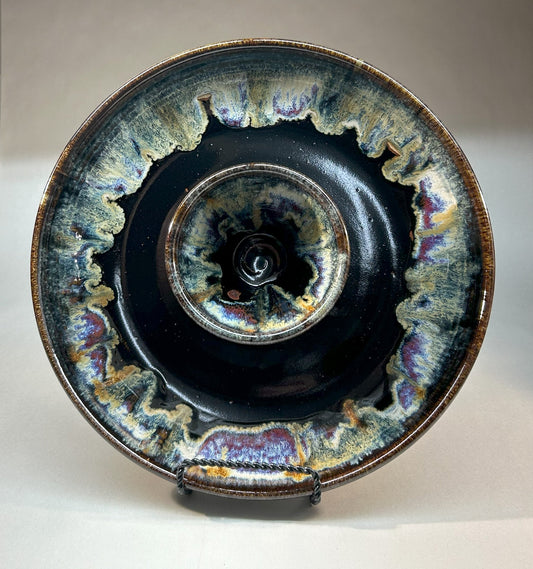 Handmade Pottery Chip and Dip Set – Rustic & Elegant Serving Dish