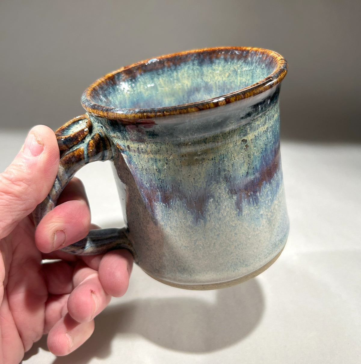 Handmade Pottery Soup Mug – Artisan Stoneware for Cozy Comfort