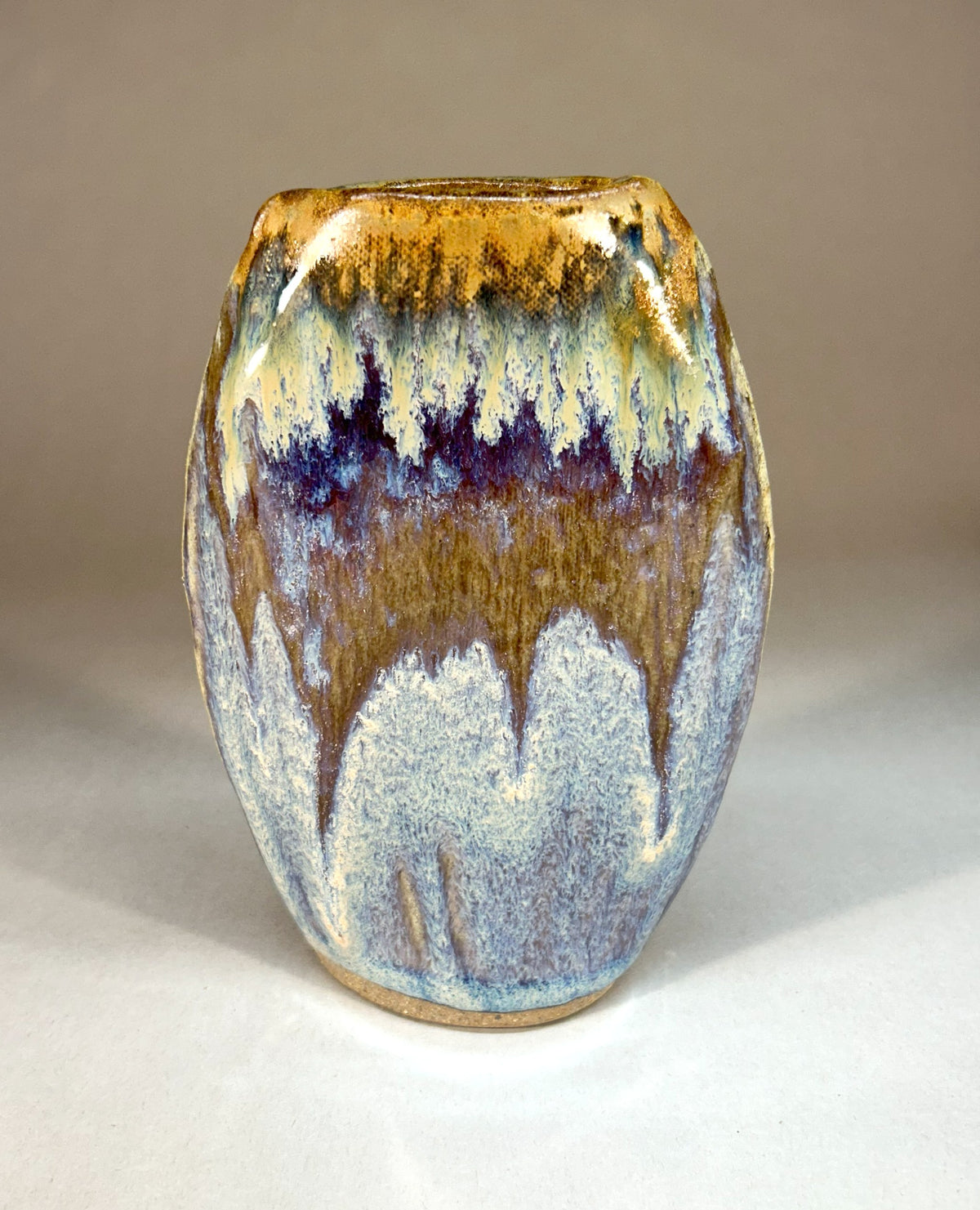 Hand Built Pottery Vase - Stoneware