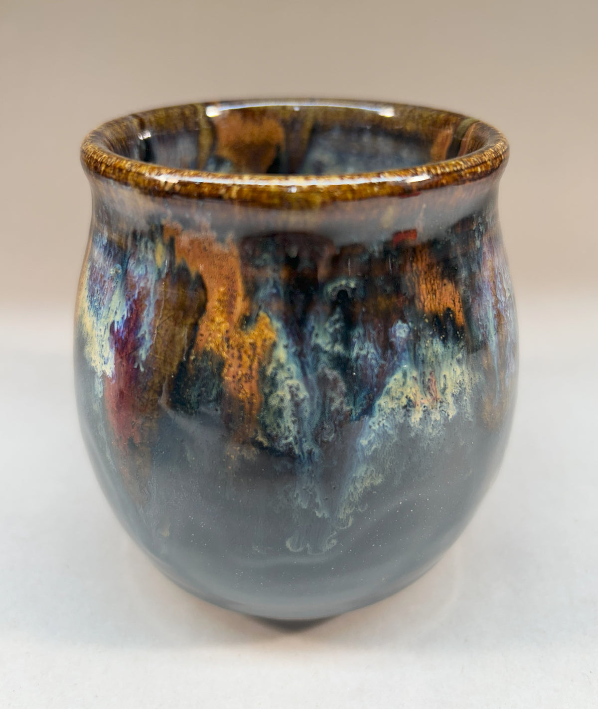 Small Handmade Pottery Tumbler – Functional Art for Everyday Use
