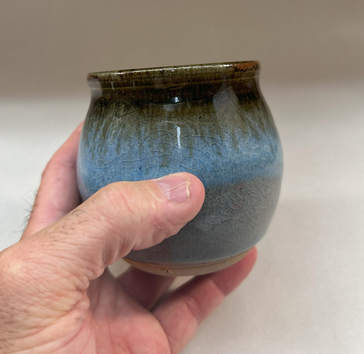 Small Handmade Pottery Tumbler – Functional Art for Everyday Use