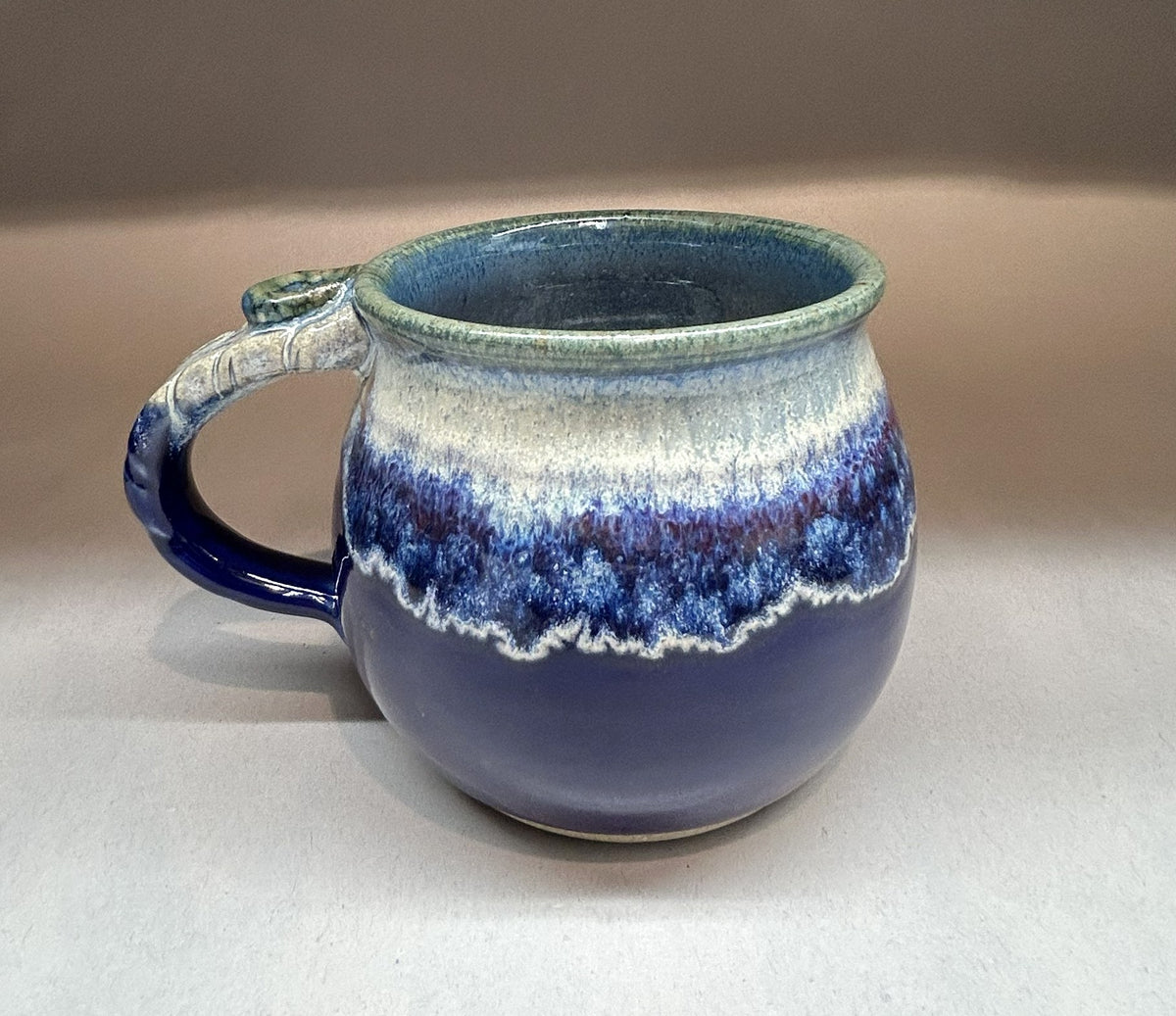 Handmade Pottery Mug – Cobalt Blue Glaze