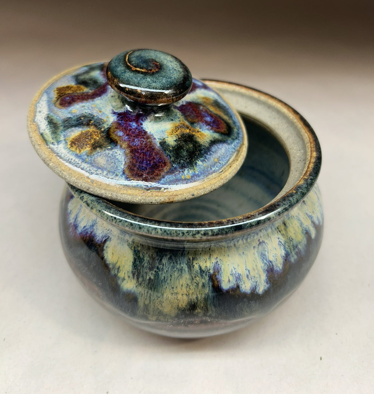 Handmade Pottery Sugar jar