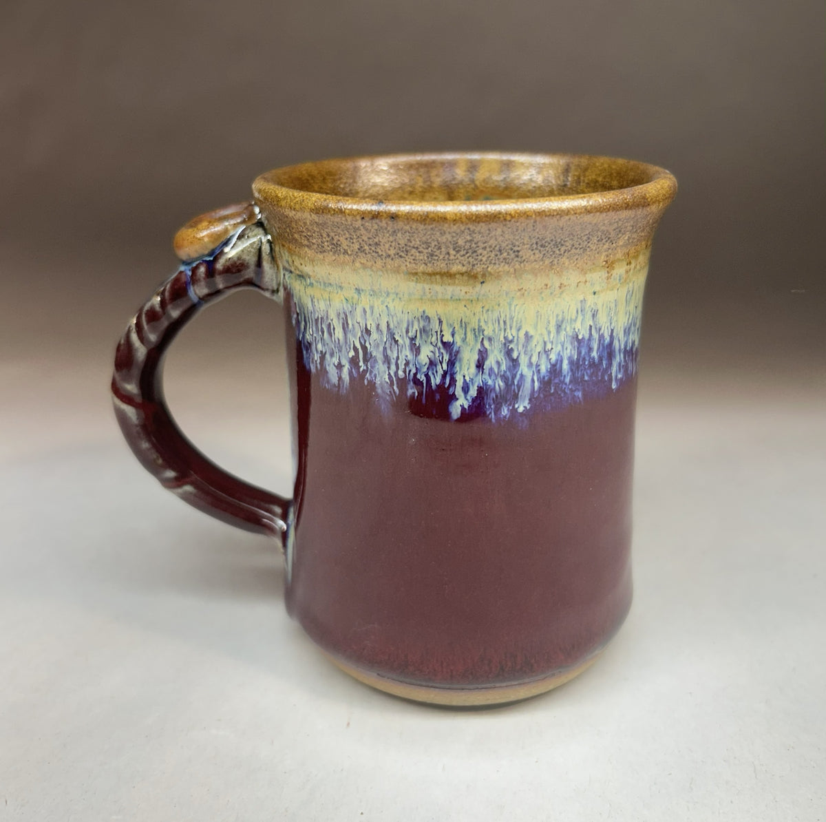 Copper Red Handmade Pottery Mug